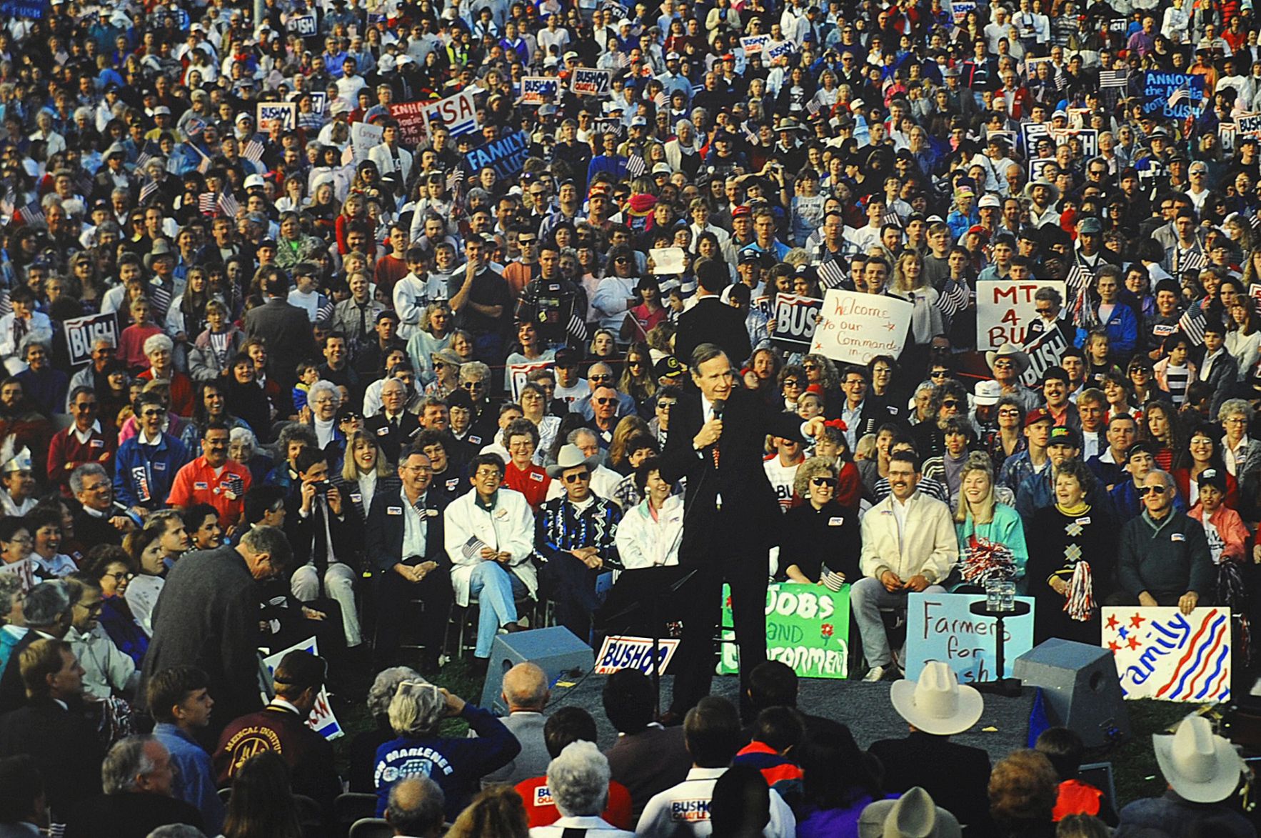 Bush in Billings